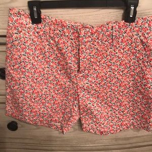 Garnet Hill Floral Shorts Size 8